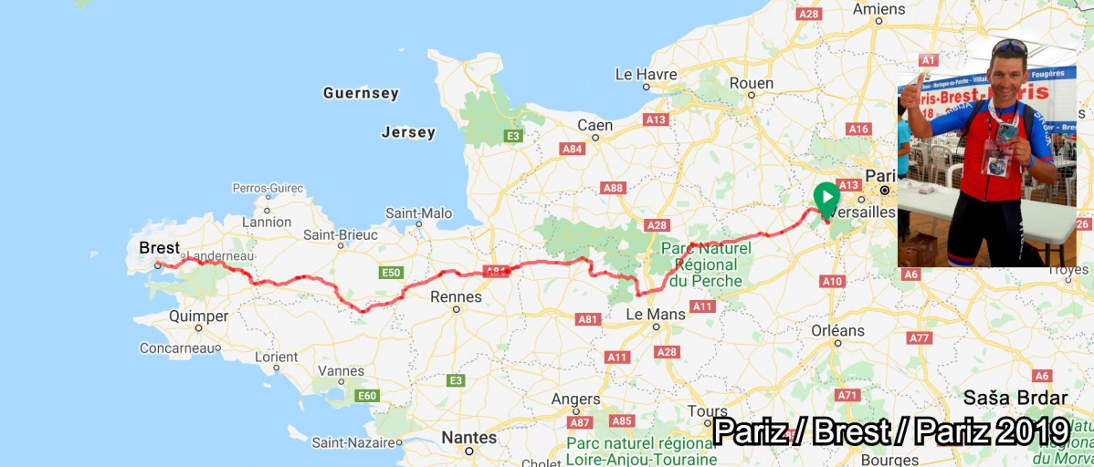 1200km 88 sati uživanja i bola / Pariz Brest Pariz 2019