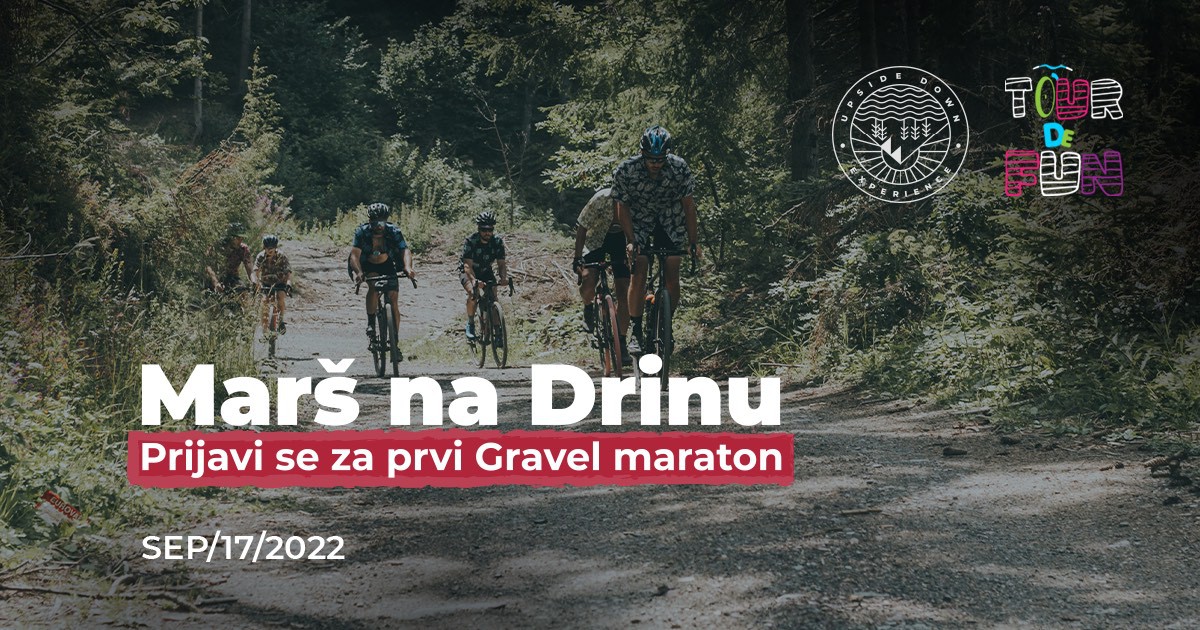 Otkazano! / Dođi na prvi Gravel biciklistički maraton na Krupnju / Sep 2022